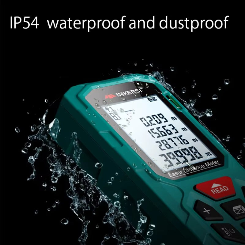 Compact Laser Measuring Tool with Digital Distance Display