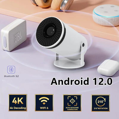Portable Smart Projector – HD Mini Projector for Home Cinema & Outdoor Movies