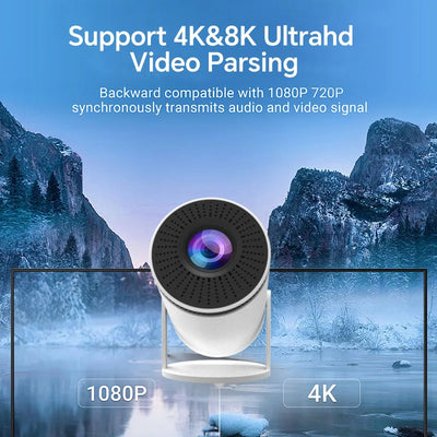 Portable Smart Projector – HD Mini Projector for Home Cinema & Outdoor Movies