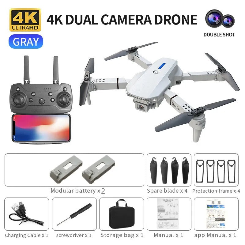 Drone Pro 4K Dual Camera HD