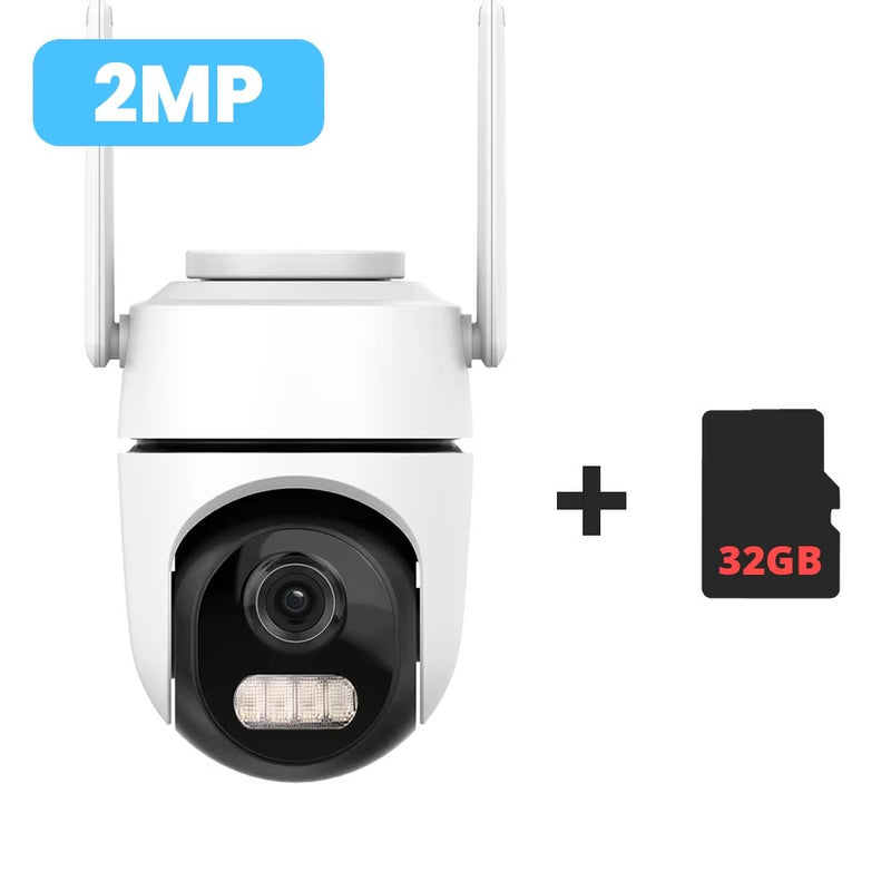Outdoor WiFi PTZ Security Camera IP66 – 360° Night Vision & Motion Detection